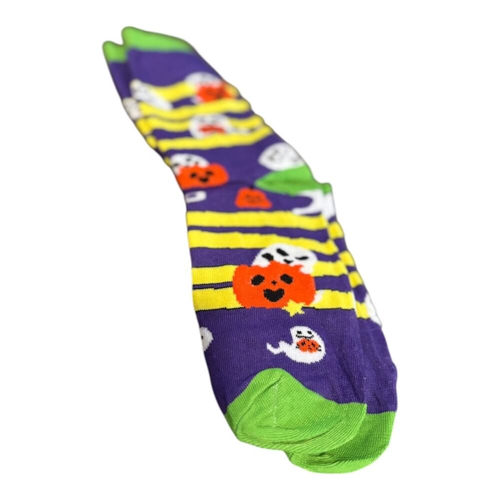 Halloween Socks Pumpkins & Ghosts Women's Size 4-10